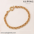 72408 High quality fashion 18k gold color gold hand chain bracelet